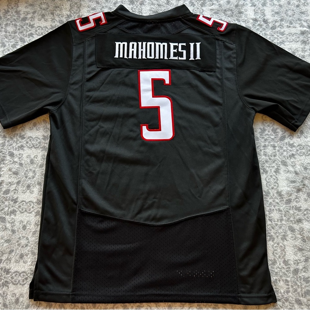 PATRICK MAHOMES II TEXAS TECH RED RAIDERS BLK JERSEY Youth XL NWOT